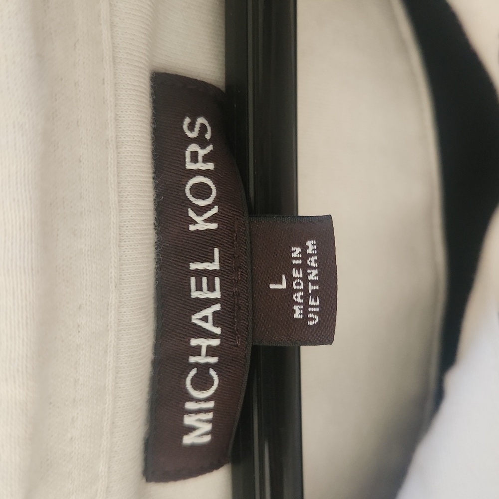 Michael Kors Dark Blue Polo with White Trim - Picture 2 of 6